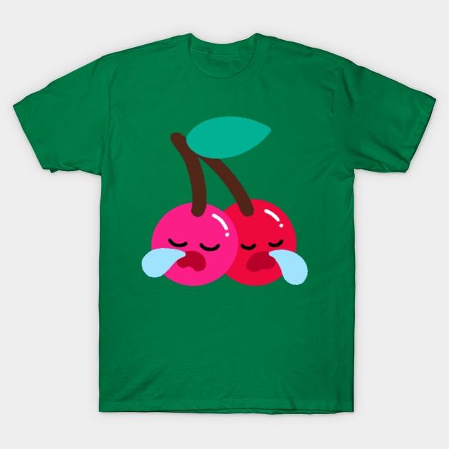 sleepy cherry T-Shirt by dotbyedot